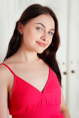 Adite Exposing Perky Breasts With Tempting Puffy Nipples